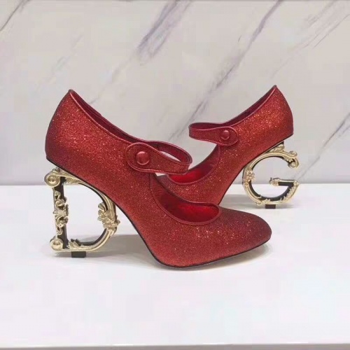 Dolce & Gabbana D&G High-Heeled Shoes For Women #875410