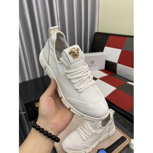 Replica Versace Casual Shoes For Men #875573 $76.00 USD for Wholesale