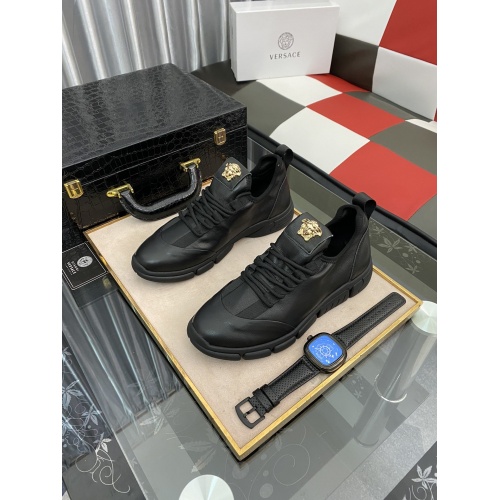 Replica Versace Casual Shoes For Men #875575 $76.00 USD for Wholesale