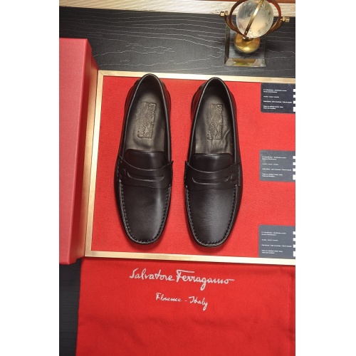 Ferragamo Leather Shoes For Men #875586 $92.00 USD, Wholesale Replica Salvatore Ferragamo Leather Shoes