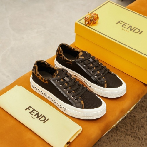 Replica Fendi Casual Shoes For Men #875599 $80.00 USD for Wholesale