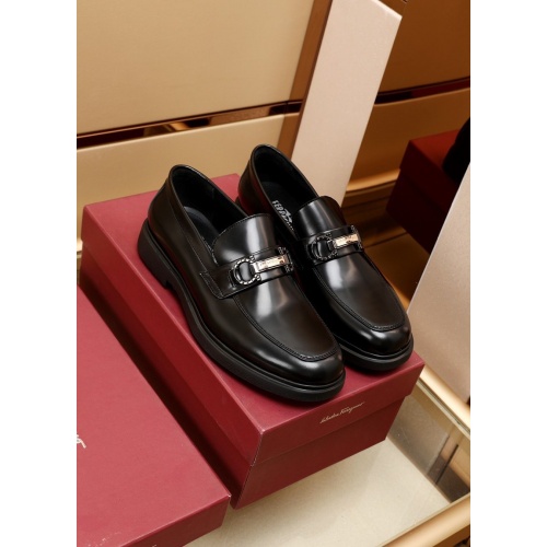 Ferragamo Leather Shoes For Men #875647 $88.00 USD, Wholesale Replica Salvatore Ferragamo Leather Shoes