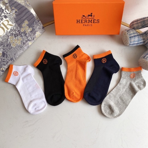 Hermes Socks #875966 $27.00 USD, Wholesale Replica Hermes Socks