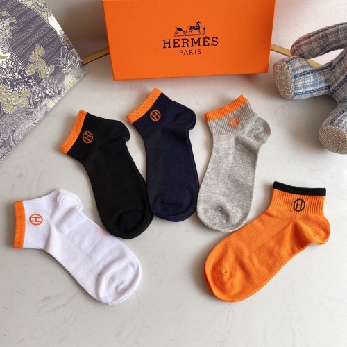 Replica Hermes Socks #875966 $27.00 USD for Wholesale