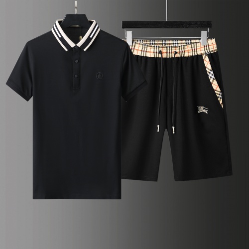 Burberry Tracksuits Short Sleeved For Men #876194 $64.00 USD, Wholesale Replica Burberry Tracksuits
