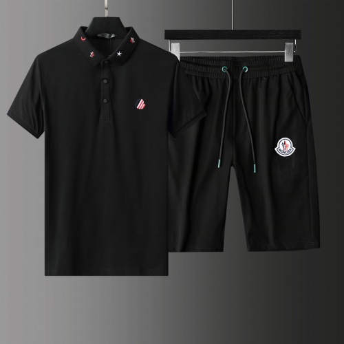 Moncler Tracksuits Short Sleeved For Men #876240 $64.00 USD, Wholesale Replica Moncler Tracksuits