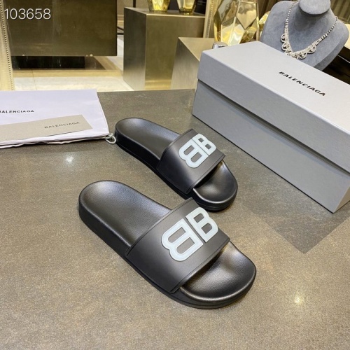 Replica Balenciaga Slippers For Men #876246 $65.00 USD for Wholesale