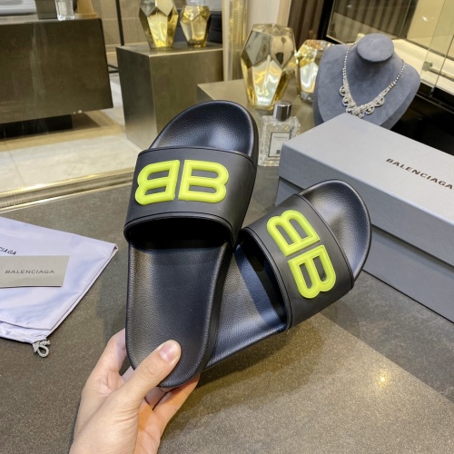 Replica Balenciaga Slippers For Women #876256 $65.00 USD for Wholesale