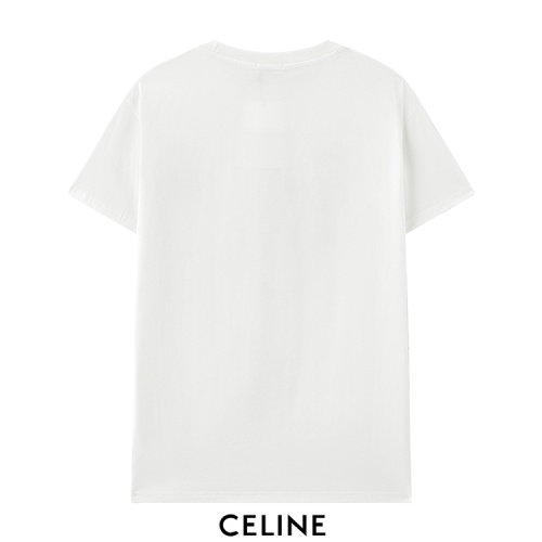 Replica Celine T-Shirts Short Sleeved For Men #876275 $29.00 USD for Wholesale