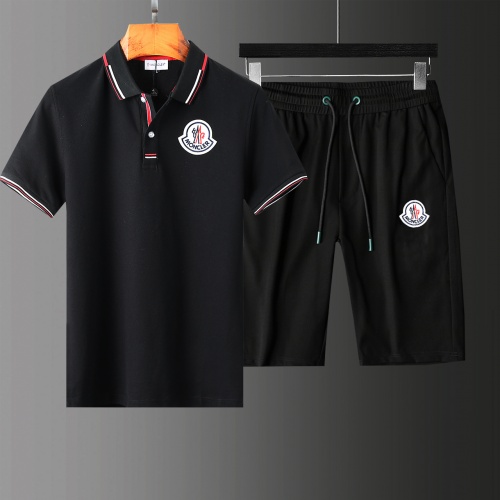 Moncler Tracksuits Short Sleeved For Men #876286 $64.00 USD, Wholesale Replica Moncler Tracksuits