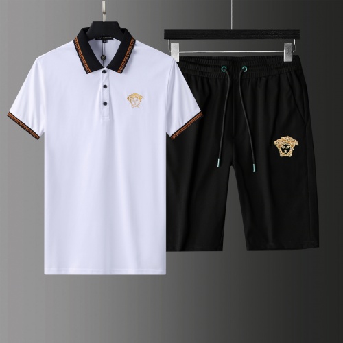 Versace Tracksuits Short Sleeved For Men #876301 $64.00 USD, Wholesale Replica Versace Tracksuits