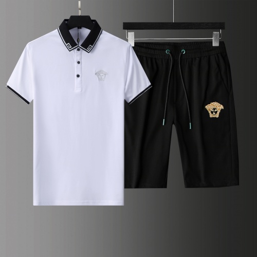 Versace Tracksuits Short Sleeved For Men #876302 $64.00 USD, Wholesale Replica Versace Tracksuits