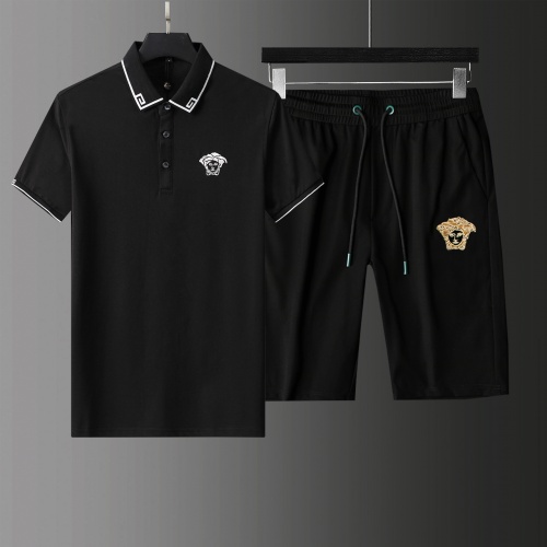 Versace Tracksuits Short Sleeved For Men #876303 $64.00 USD, Wholesale Replica Versace Tracksuits