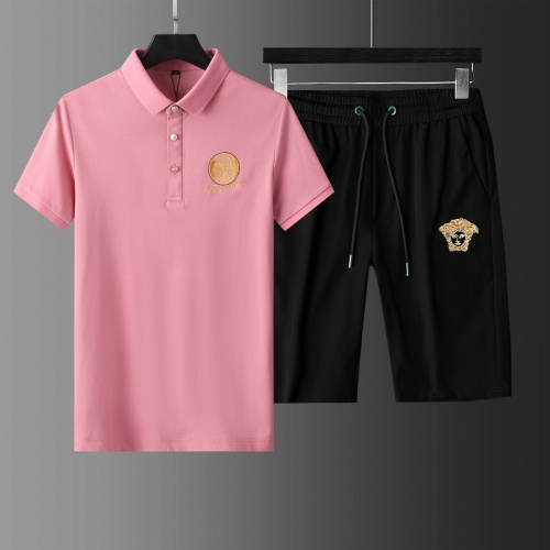 Versace Tracksuits Short Sleeved For Men #876304 $64.00 USD, Wholesale Replica Versace Tracksuits