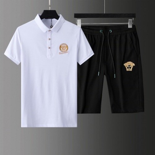 Versace Tracksuits Short Sleeved For Men #876305 $64.00 USD, Wholesale Replica Versace Tracksuits
