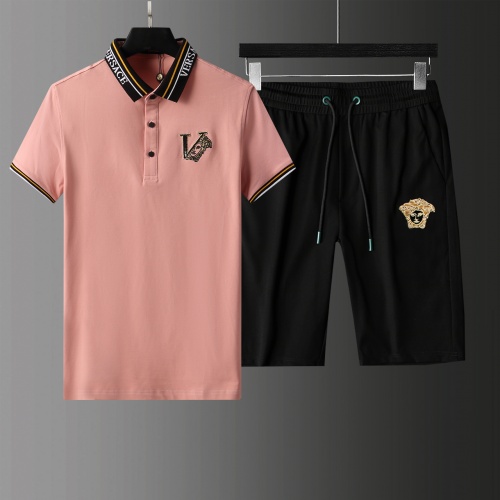 Versace Tracksuits Short Sleeved For Men #876307 $64.00 USD, Wholesale Replica Versace Tracksuits