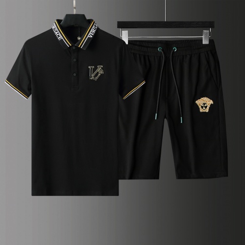 Versace Tracksuits Short Sleeved For Men #876308 $64.00 USD, Wholesale Replica Versace Tracksuits