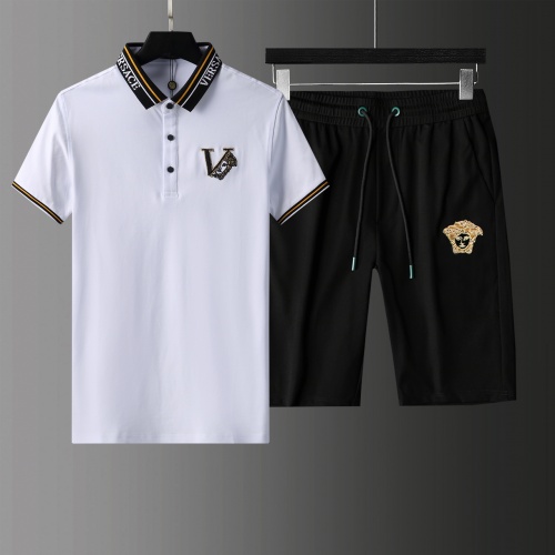 Versace Tracksuits Short Sleeved For Men #876309 $64.00 USD, Wholesale Replica Versace Tracksuits
