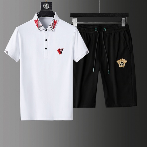 Versace Tracksuits Short Sleeved For Men #876313 $64.00 USD, Wholesale Replica Versace Tracksuits