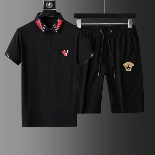 Versace Tracksuits Short Sleeved For Men #876314 $64.00 USD, Wholesale Replica Versace Tracksuits