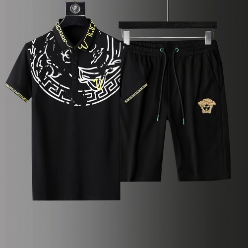 Versace Tracksuits Short Sleeved For Men #876315 $64.00 USD, Wholesale Replica Versace Tracksuits