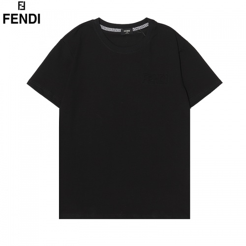Fendi T-Shirts Short Sleeved For Men #876320 $27.00 USD, Wholesale Replica Fendi T-Shirts