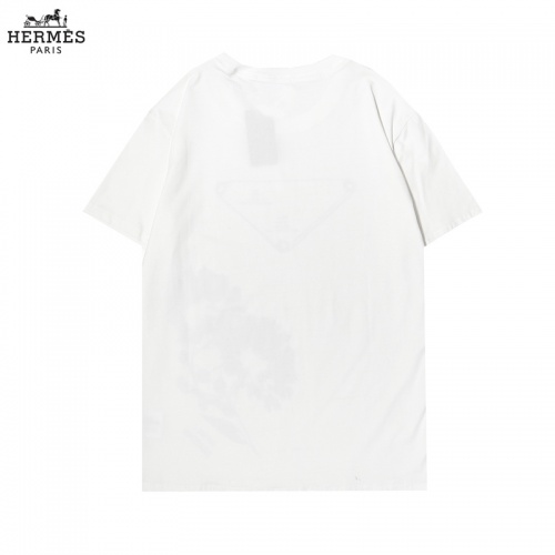 Replica Hermes T-Shirts Short Sleeved For Men #876325 $27.00 USD for Wholesale