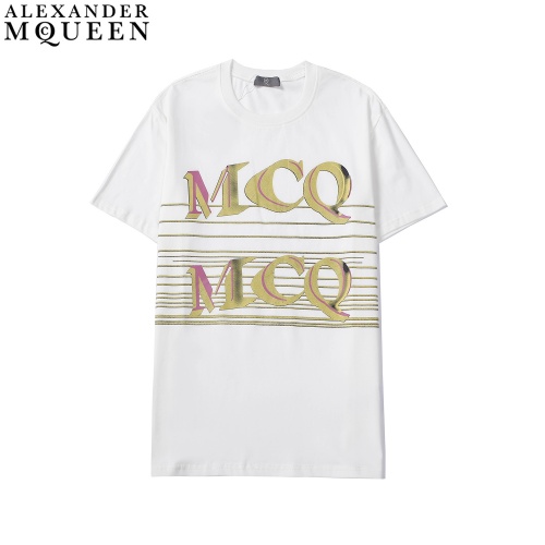 Alexander McQueen T-shirts Short Sleeved For Men #876364 $29.00 USD, Wholesale Replica Alexander McQueen T-shirts