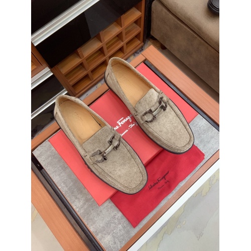 Replica Ferragamo Shoes For Men #876374 $96.00 USD for Wholesale