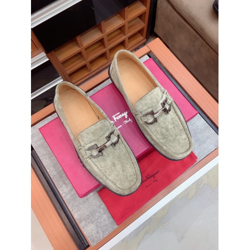 Replica Ferragamo Shoes For Men #876375 $96.00 USD for Wholesale