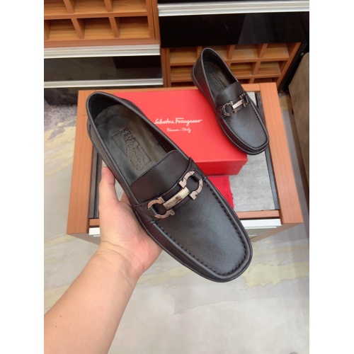 Ferragamo Leather Shoes For Men #876406 $96.00 USD, Wholesale Replica Salvatore Ferragamo Leather Shoes