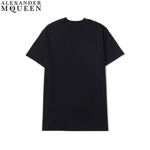 Replica Alexander McQueen T-shirts Short Sleeved For Men #876530 $25.00 USD for Wholesale