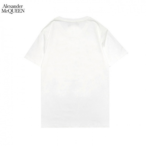 Replica Alexander McQueen T-shirts Short Sleeved For Men #876534 $27.00 USD for Wholesale
