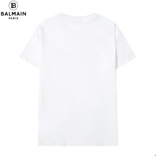 Replica Balmain T-Shirts Short Sleeved For Men #876549 $27.00 USD for Wholesale