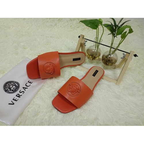 Replica Versace Slippers For Women #876967 $65.00 USD for Wholesale
