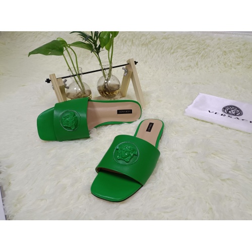Replica Versace Slippers For Women #876972 $65.00 USD for Wholesale