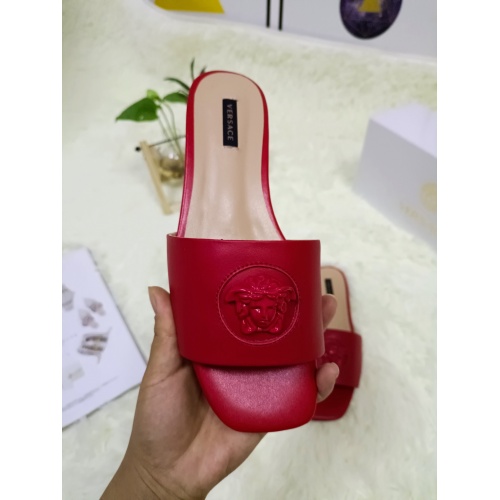 Replica Versace Slippers For Women #876975 $65.00 USD for Wholesale