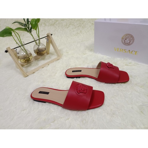 Replica Versace Slippers For Women #876975 $65.00 USD for Wholesale