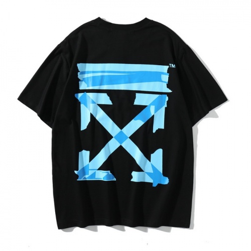 Off-White T-Shirts Short Sleeved For Men #877206 $25.00 USD, Wholesale Replica Off-White T-Shirts