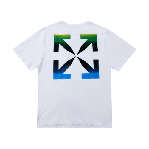 Off-White T-Shirts Short Sleeved For Men #877217 $27.00 USD, Wholesale Replica Off-White T-Shirts