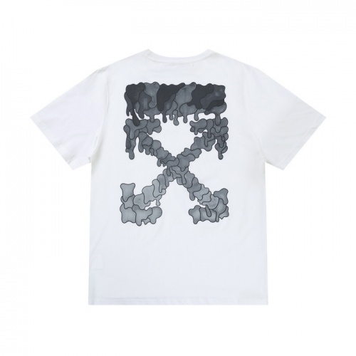Off-White T-Shirts Short Sleeved For Men #877218 $27.00 USD, Wholesale Replica Off-White T-Shirts