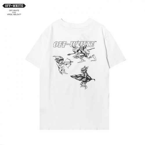 Off-White T-Shirts Short Sleeved For Men #877233 $25.00 USD, Wholesale Replica Off-White T-Shirts