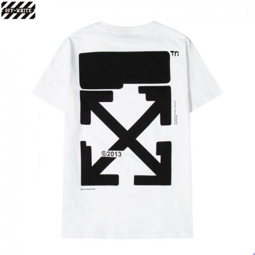 Off-White T-Shirts Short Sleeved For Men #877240 $27.00 USD, Wholesale Replica Off-White T-Shirts
