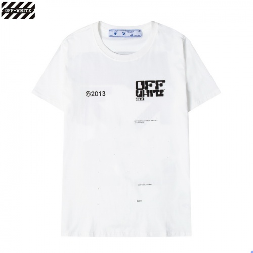 Replica Off-White T-Shirts Short Sleeved For Men #877240 $27.00 USD for Wholesale