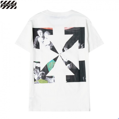 Off-White T-Shirts Short Sleeved For Men #877242 $29.00 USD, Wholesale Replica Off-White T-Shirts