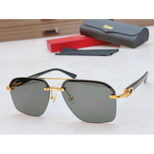 Cartier AAA Quality Sunglasses #877271 $56.00 USD, Wholesale Replica Cartier AAA Quality Sunglassess