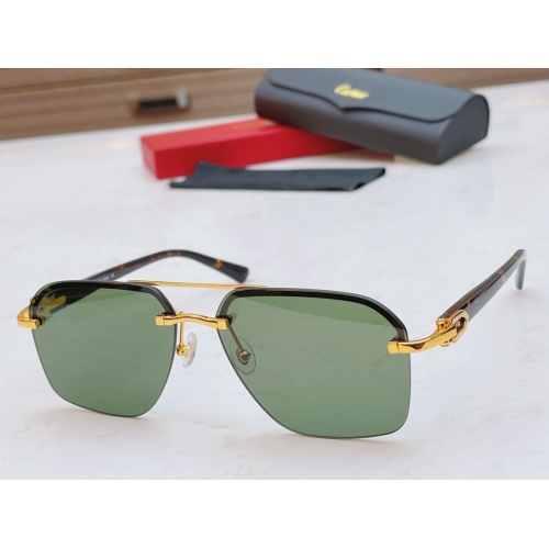 Cartier AAA Quality Sunglasses #877272 $56.00 USD, Wholesale Replica Cartier AAA Quality Sunglassess