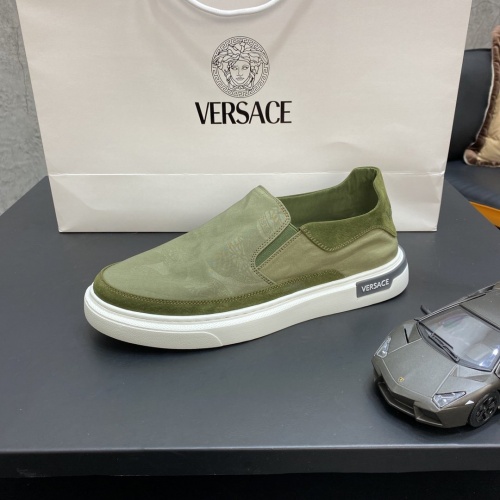 Replica Versace Casual Shoes For Men #877445 $80.00 USD for Wholesale