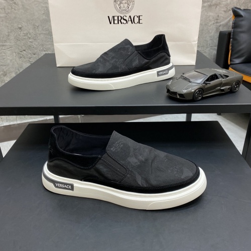 Replica Versace Casual Shoes For Men #877446 $80.00 USD for Wholesale