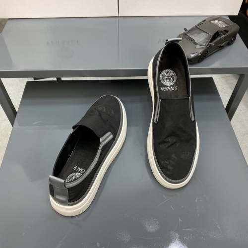 Replica Versace Casual Shoes For Men #877448 $80.00 USD for Wholesale